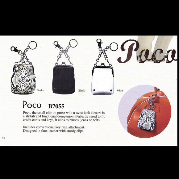 Sacchetto Hot Pink POCO Clip-On Purse by TOKYOBay - Picture 10 of 10